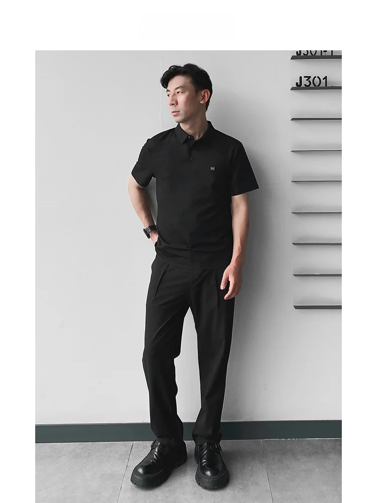 Gdzs Gedu Men's Clothing 2024 Spring/Summer New Short sleeve Polo Shirt Business Leisure Golf Slim fit Straight |