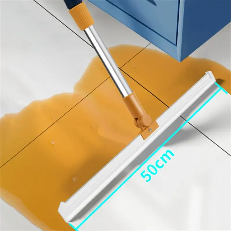 

Lengthen Floor Cleaning Squeegee Black Technology Retractable Glass Scraper Silicone Multifunctional Broom Dust-free Scraper