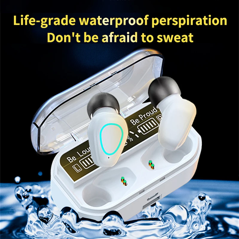 Новинка 2022 TWS Bluetooth-наушники стерео беспроводные Спортивная игровая гарнитура с