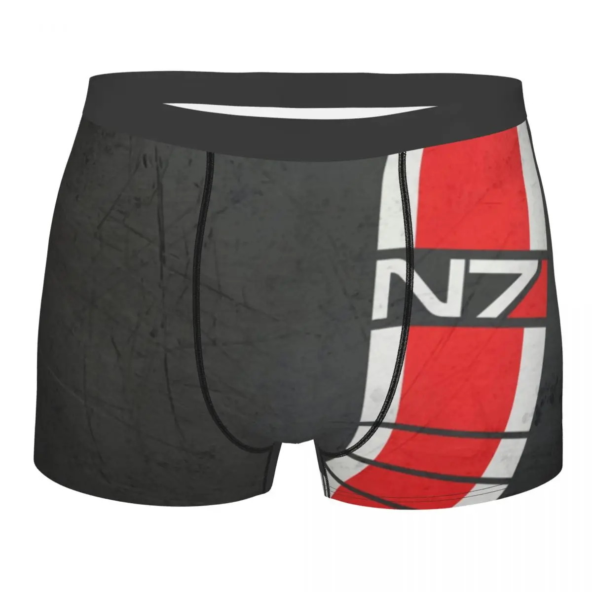 

Мужские модные боксеры Mass Effect N7, мужские эластичные шорты, трусы
