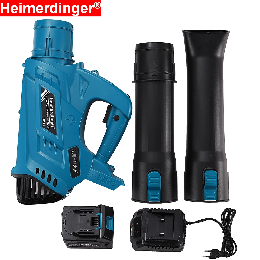 

18V Compatible Lithium Battery Powered Industrial Cordless Electric Snow Blower Handheld Leaf Blower Dust Collector Sweeper