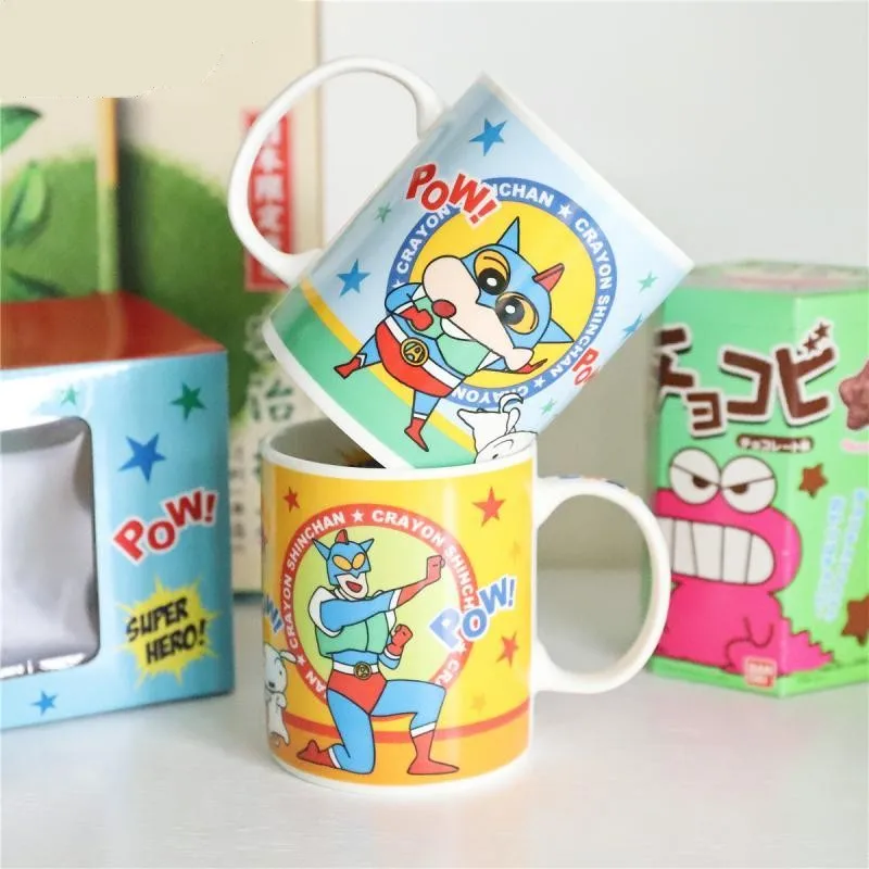 

Kawaii Crayon Shin-Chan Anime Hobby Cute Children Household Ceramic Mug Coffee Cup Breakfast Cup