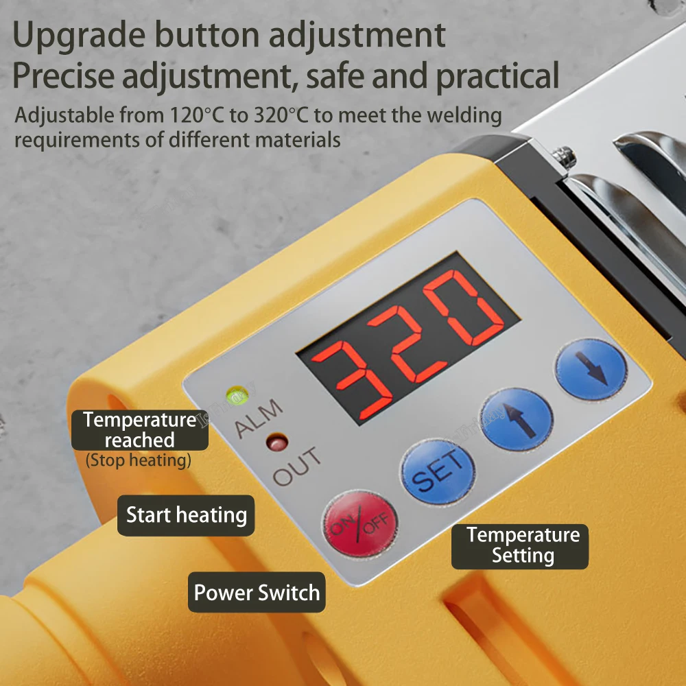 Сварочный аппарат для труб PB/PP/PE/PPR 600-1000 Вт паяльник из ПВХ пластиковый сварочный