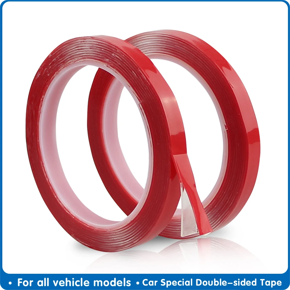 

Car Special Double-sided Tape High Strength Transparent Glue No Traces Sticker Auto Double Face Tape adhesive 8/10/15/20 mm X 3m