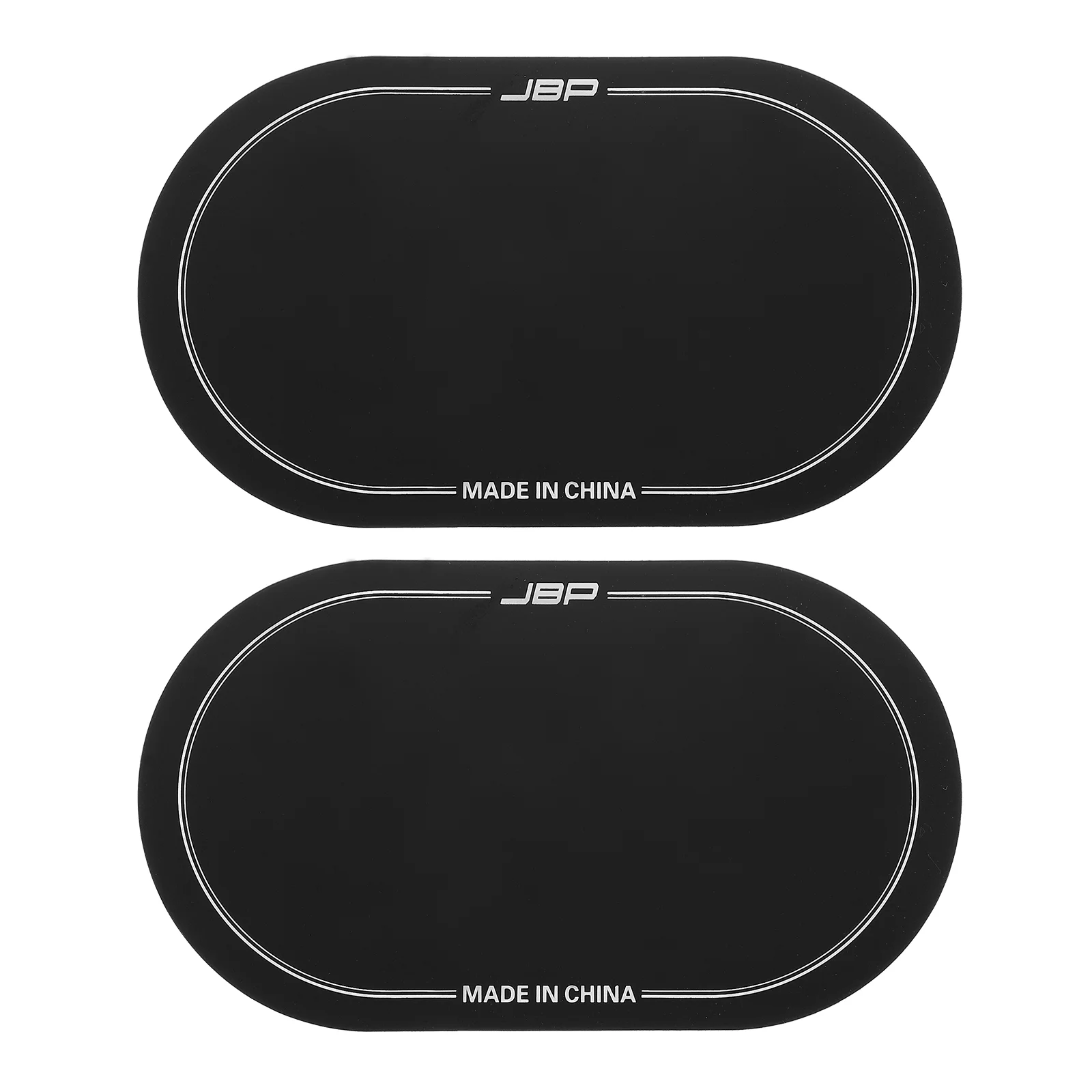 

2 Pcs Guitar Stickers Drum Kit Screen Protector Household Head Practice Mat 15.6X9X.01CM Protection Black Pte Skin Child