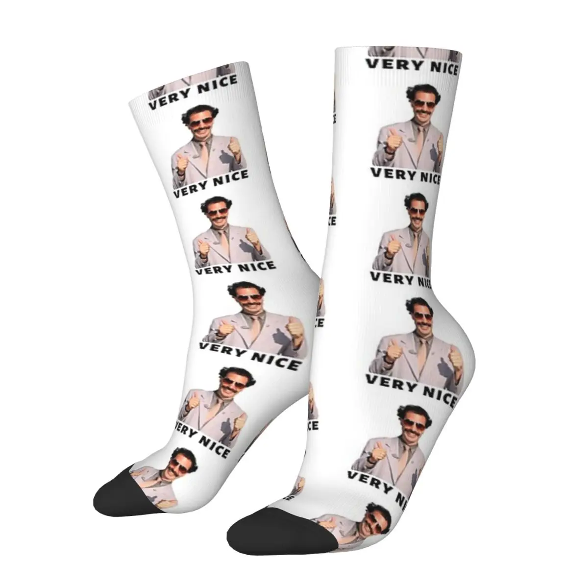 

Очень красивые носки Borat, Супермягкие чулки в стиле Харадзюку, всесезонные длинные носки, аксессуары для мужчин и женщин, подарки