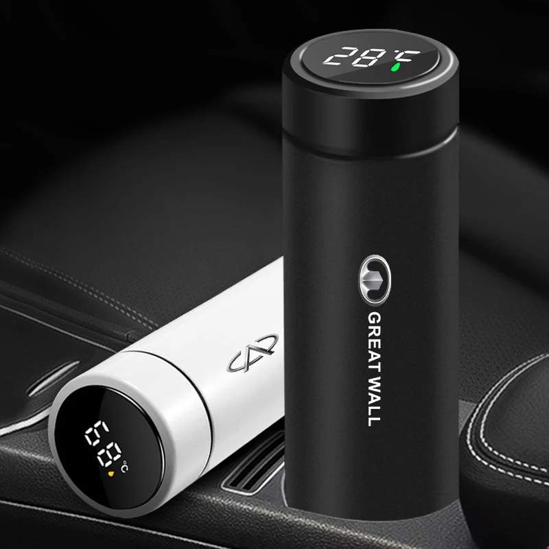 

Автомобильная чашка для воды Smart из нержавеющей стали дисплей температуры для Haval Jolion 2020 H6 2021 H9 F7X F7 H2S H7 H1 M6 H3 H4 аксессуары