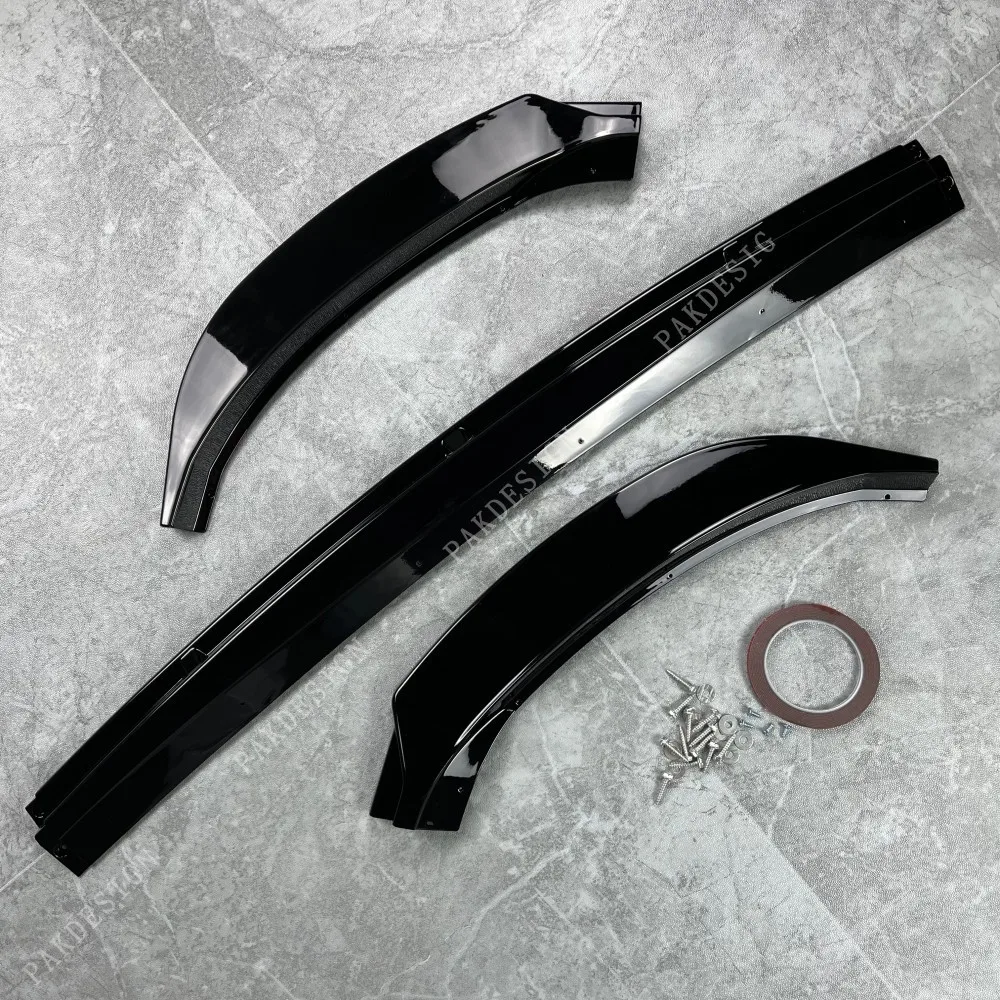 3 шт. передний бампер сплиттер спойлер комплект кузова Canard для Seat Ibiza MK5 Standard/FR