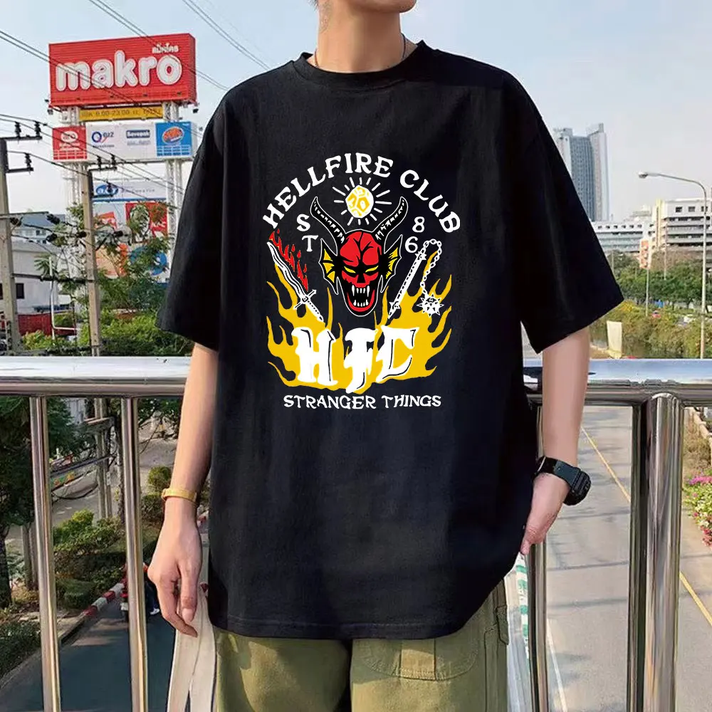 

Футболка с рисунком из мультфильма «очень странные дела» для мужчин и женщин