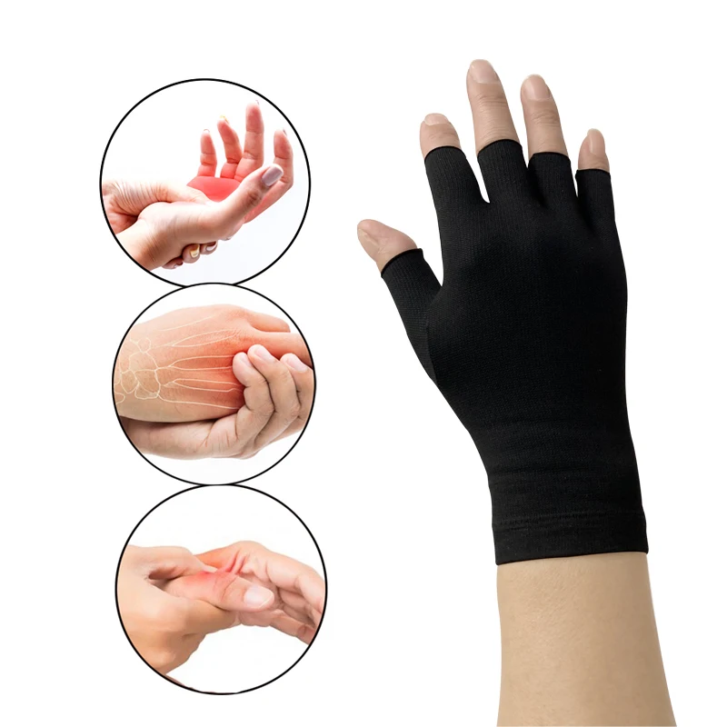 

Legbeauty Unisex Compression Arthritis Gloves Wrist Support Cotton Joint Pain Relief Hand Brace Women Men Therapy Wristband