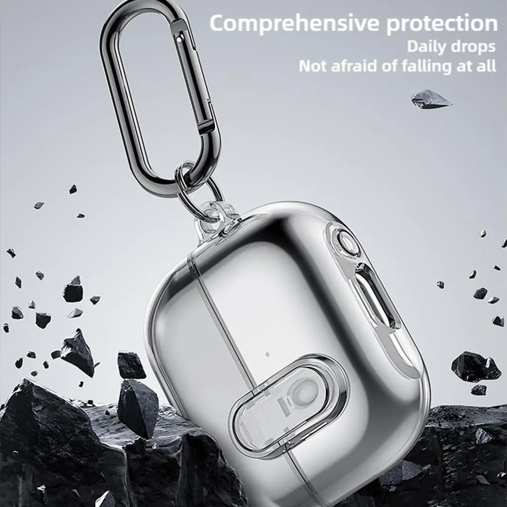 Прозрачный защитный чехол для Samsung Galaxy Buds 3 Pro с полным покрытием