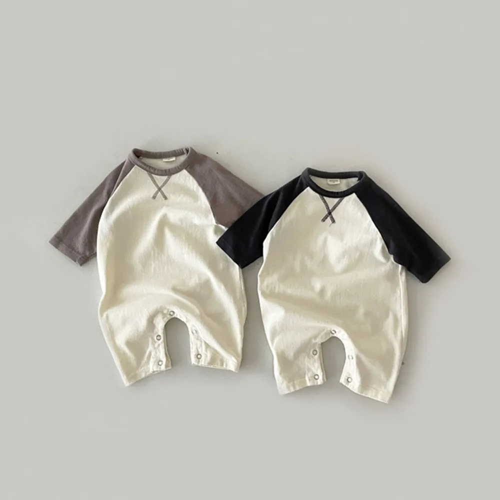 

Spring and Autumn Baby Boy Loose Casual Jumpsuit Infant Cotton Romper Newborn Long Sleeve Romper Fashion Toddler Baby Clothes