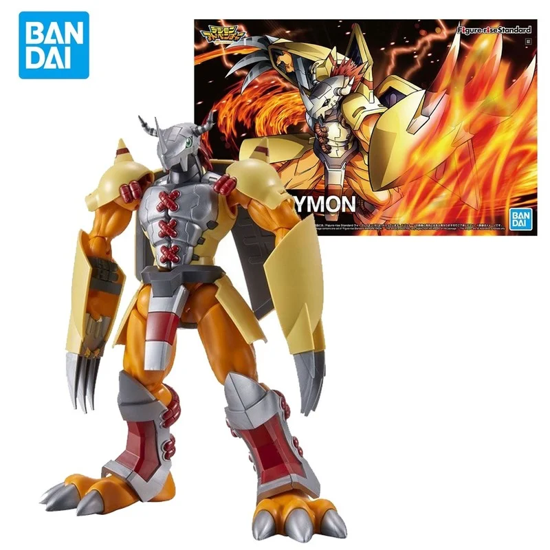 

Original Bandai Digital Monster Digimon Adventure War Greymon TV Version Figure-rise Assembly Model Anime Action Figures Toys