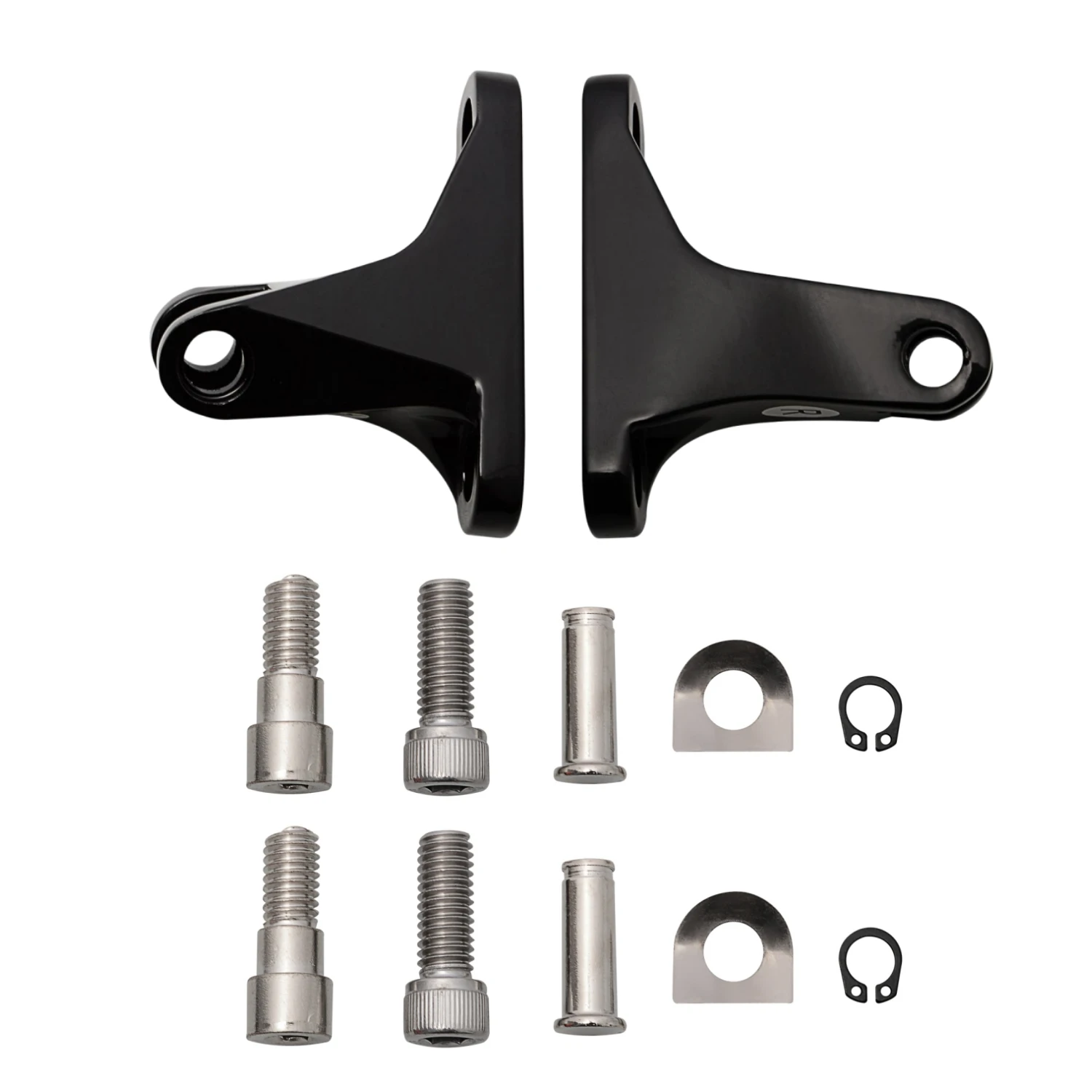 

Задние пассажирские подножки Мотоциклетные подставки ног Крепление педали Для Harley Touring CVO Street Glide Ultra Classic Electra Glide FLHX Road King FLHR 1993-2024 аксессуары для мотоциклов