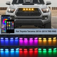 new 4pcs appremote control led front grille lights with harness and fuse for toyota tacoma 2016 2019 trd pro