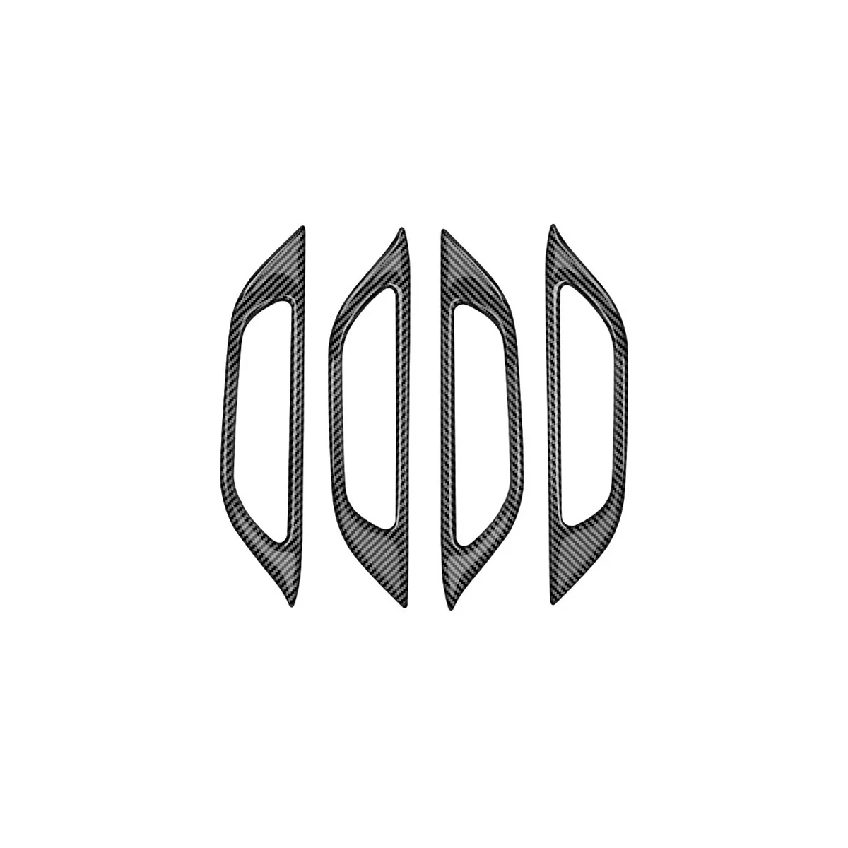 

Декоративная крышка RHD для внутренней дверной ручки автомобиля, наклейка, отделка, украшение для NX260 NX350H 2022 2023 Carbon