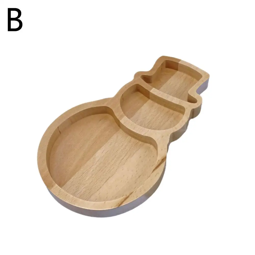 Елочная тарелка для закусок конфеты закуски сервировочное блюдо десертов поднос