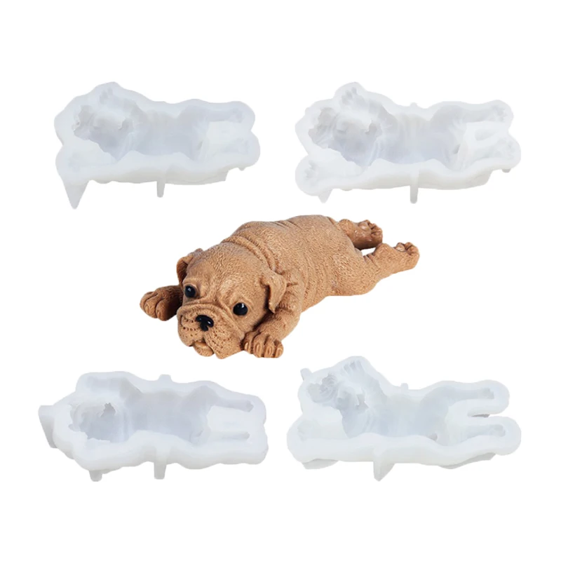 

3D Dog Shaped Fondant Silicone Mold Pudding Candy Chocolate Bread Pastry Cookies Mould Kitchen Cake Baking Decorating Tools