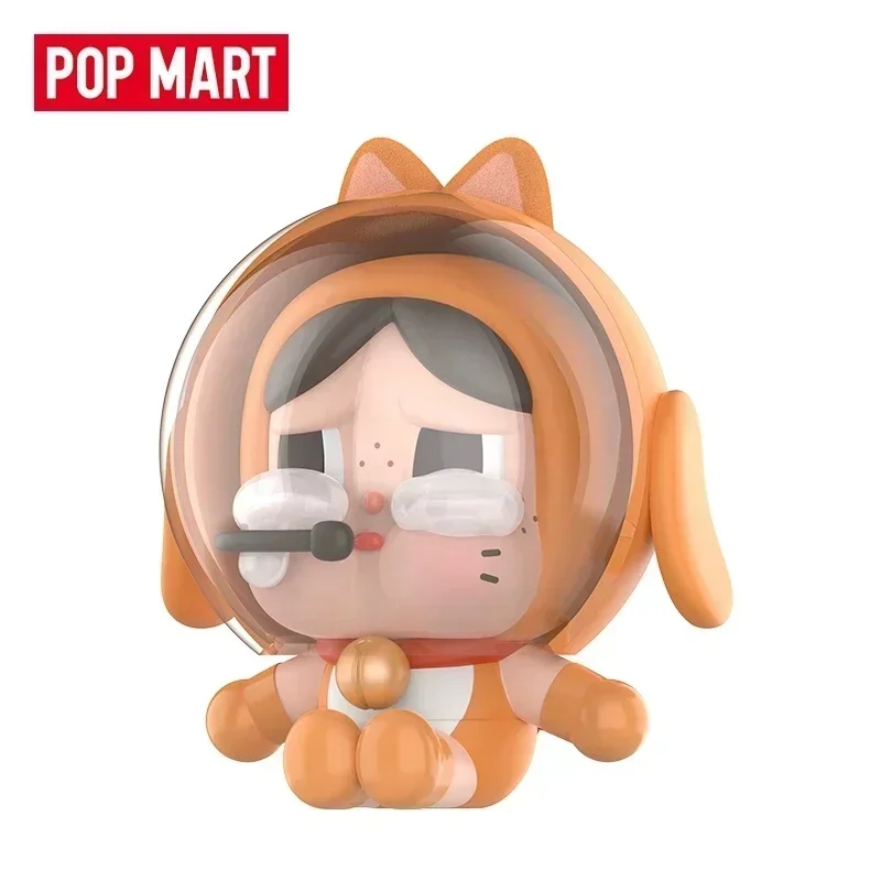 Фото POP MART Crybaby Space Cat Orange Kawaii Аниме-фигурка, коллекционная игрушка-сюрприз в закрытой коробке №3