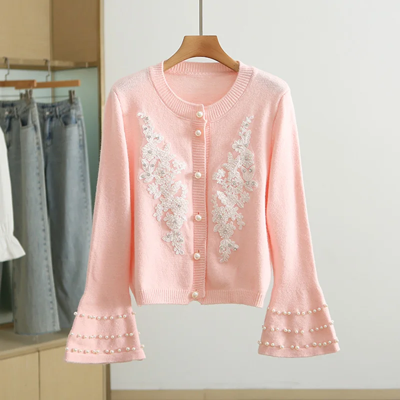 Европейская осень новинка тяжелая промышленность цветы бисер рукав-труба