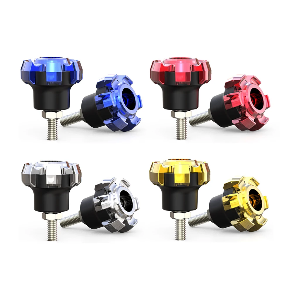

10x Universal M6x26.5mm Colourful Aluminum Allen Screw Motorcycle Swingarm Spools M6 Stand Screws Motorcycle Bicycle Accessories