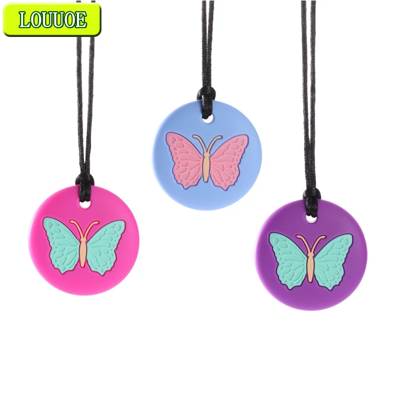 

Новое жевательное ожерелье, аутизм, СДВГ, детские игрушки для прорезывания зубов, подарки для детей, жевательная игрушка, детский силиконов...