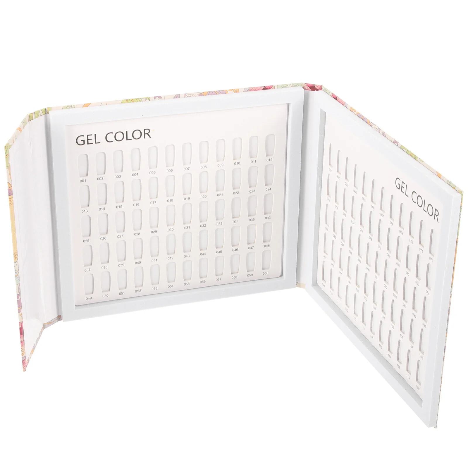 

Nail Kit Set Color Book Gel Sample Tool 160-color Plate The Polish Card Show Manicure Board