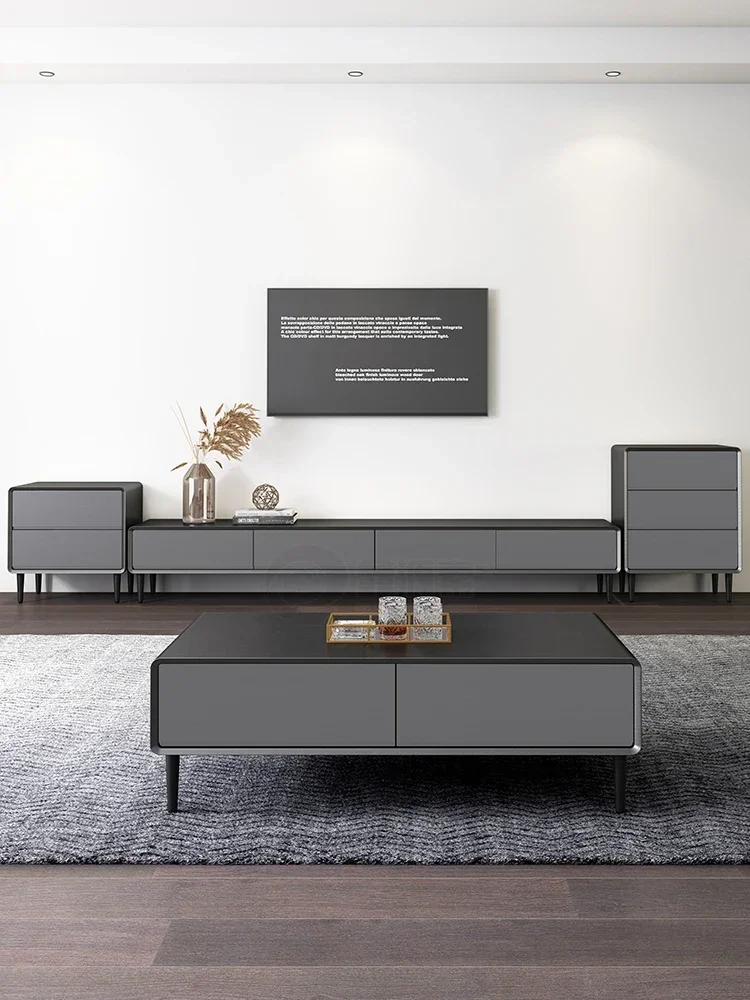 Напольный шкаф YY в скандинавском стиле для большой и маленькой квартиры черная