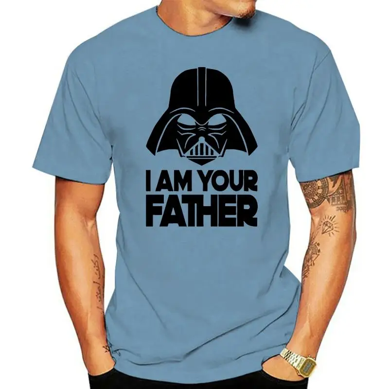 

MYMERCHANDISE I Am Your Father Vader Camicetta Camicia Top T-Shirt Shirt Tshirt Regalo di Natale per Uomo Men's 100% Cotone Men