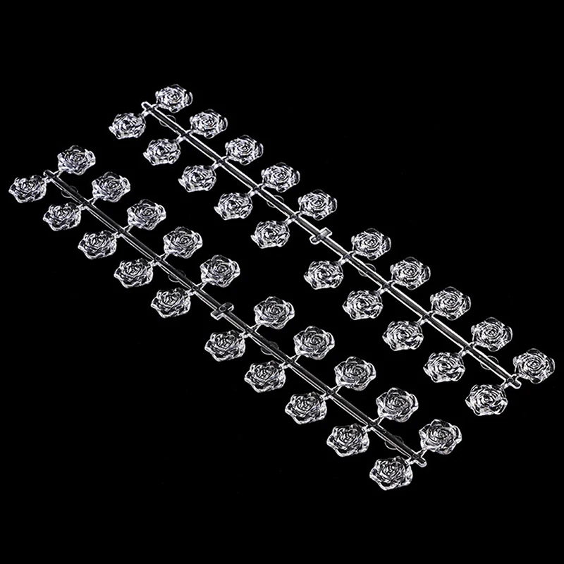 Накладные ногти Цветная карточка Дисплей Полка Прозрачные образцы ногтей карта