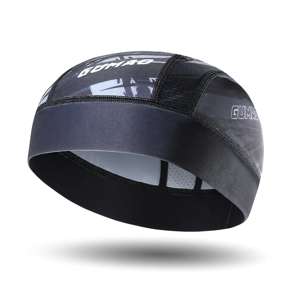 

Охлаждающие велосипедные шапки, уличная шапка для мотоцикла, бега, велосипеда, подкладка шлема, быстросохнущая дышащая Солнцезащитная внутренняя шапка с защитой от пота