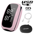 Пульсоксиметр Пальчиковый перезаряжаемый с зарядкой от USB, SpO2 PR