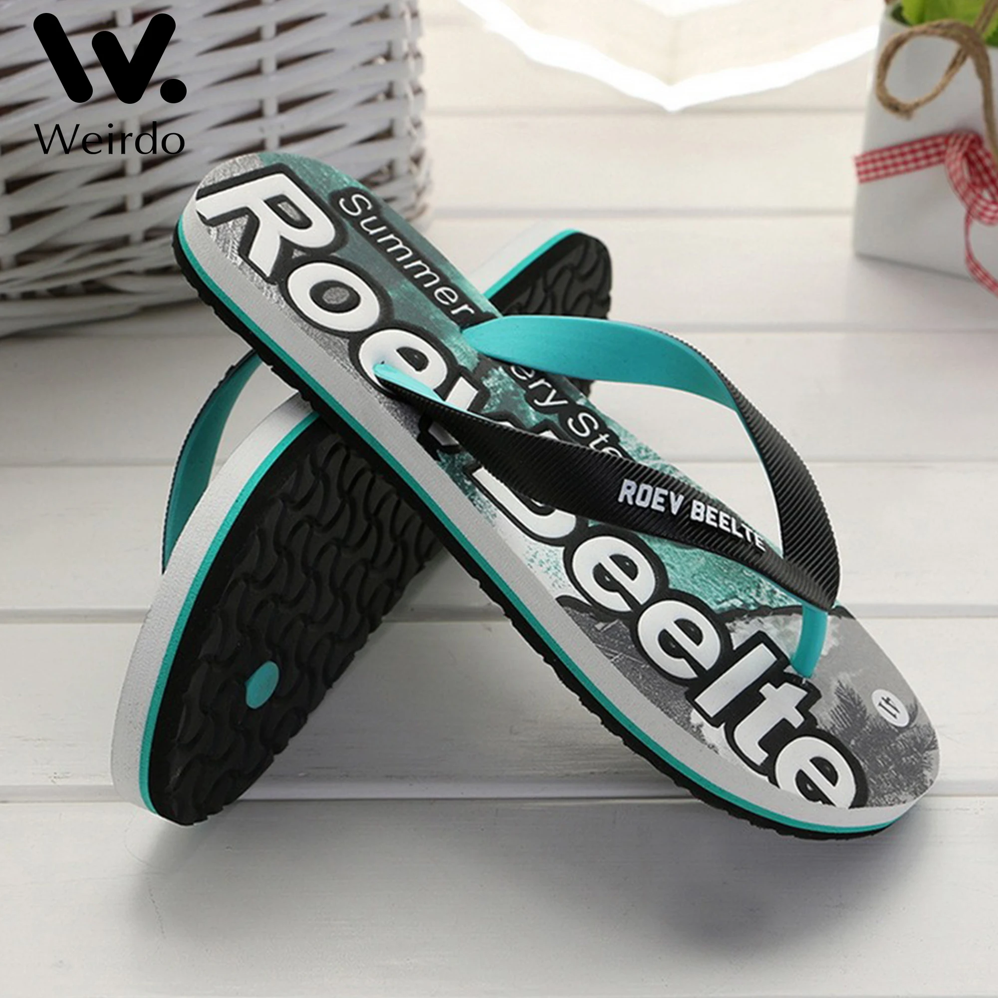 

Men Summer Flip Flops Beach Sandals Anti-Slip Casual Flat Shoes High Quality Slippers Zapatos Chanclas De Hombre Chaussure Homme