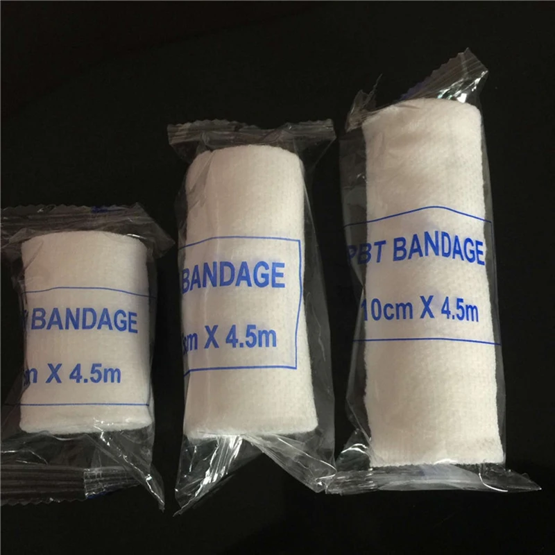 

10Pcs Medical PBT Elastic Bandage First Aid Kit Gauze Roll Medical Nursing Emergency Care Wound Dressing Fixation Bandage