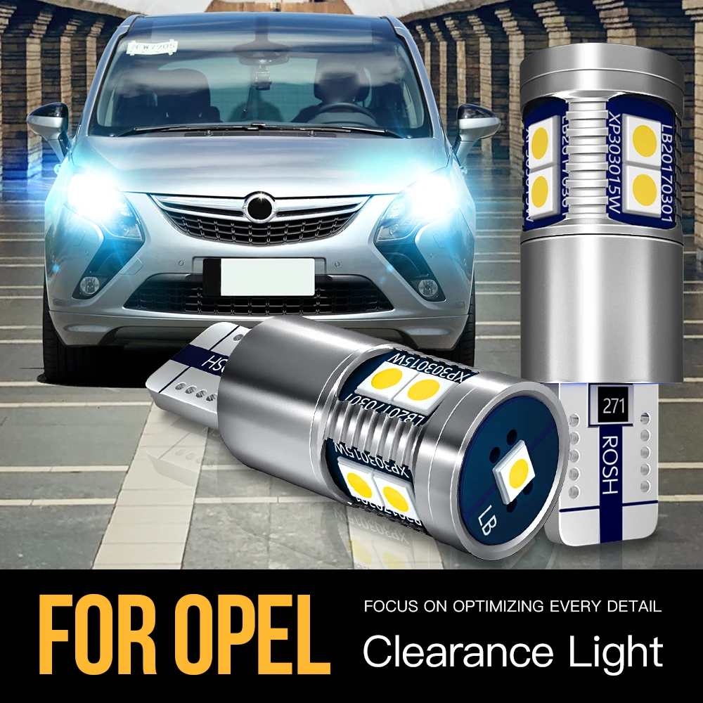

2x W5W T10 Canbus LED Parking Light For Opel Agila Antara A Arena Astra F G H Corsa B C D Meriva Signum Tigra Vectra Zafira