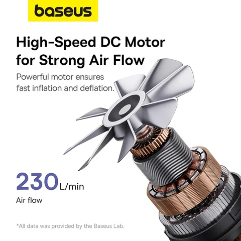 Беспроводной Воздушный Компрессор Baseus Mini-Nose Для Надувных Матрасов, Кроватей, Плавающих Ковриков, Кольцо Для Плавания