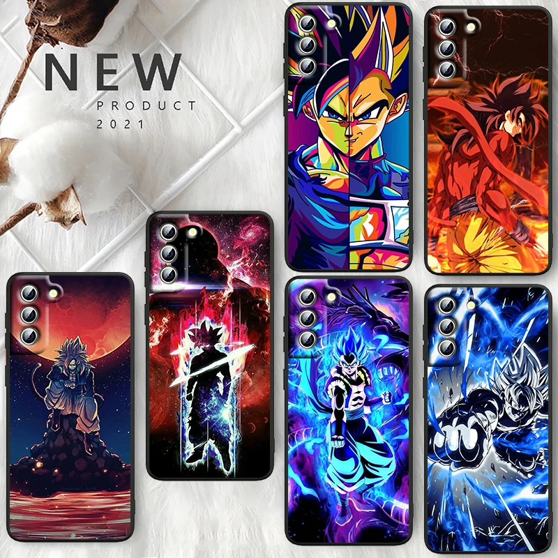 

Goku Dragon Ball Anime For Samsung Galaxy S22 S21 S20 FE Ultra Pro Lite S10 5G S10E S9 S8 Plus S7 Edge Black Phone Case