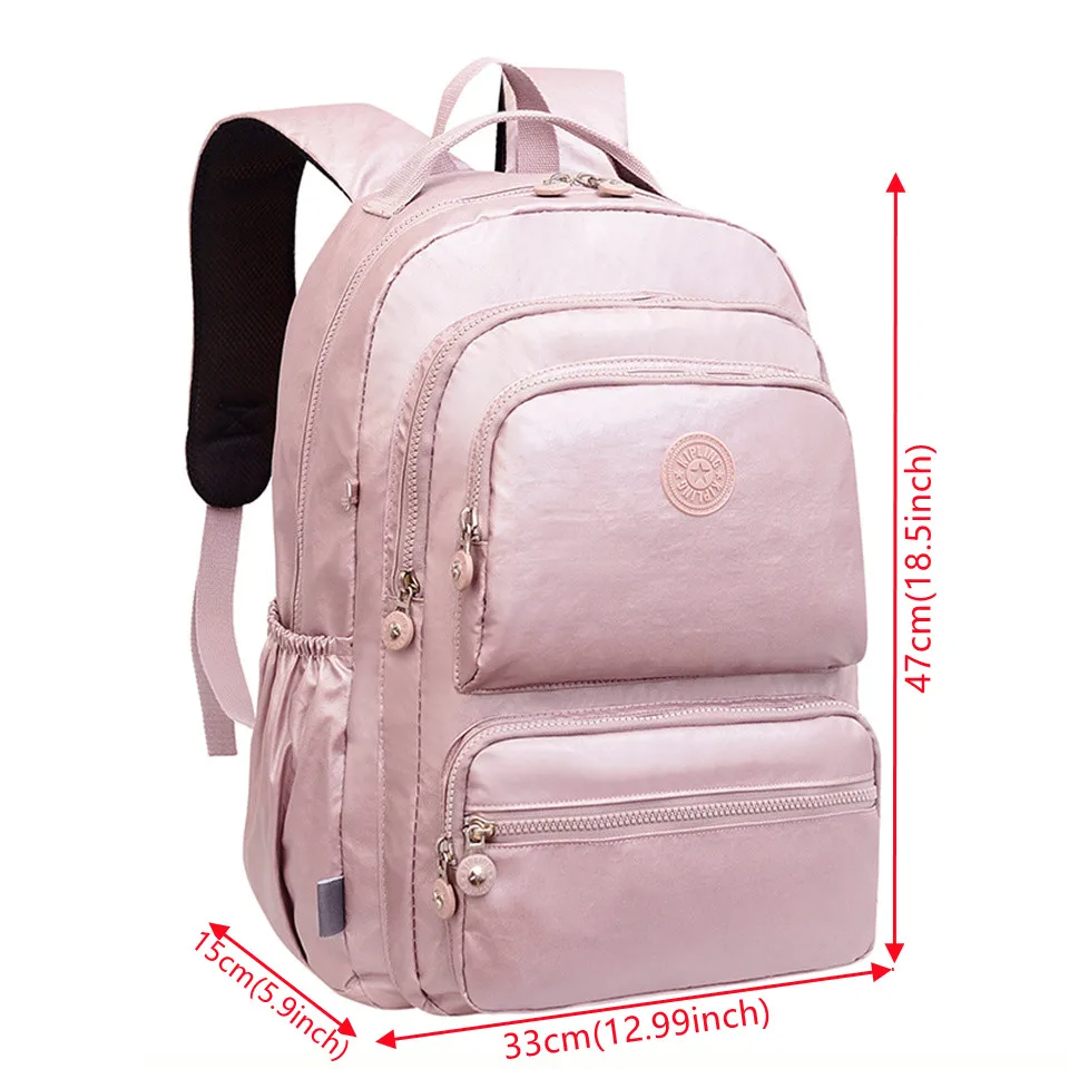 Women Backpacks Teenage Female Waterproof Nylon Backpack Shoulder Bag Female Daily Everyday School Rucksacks