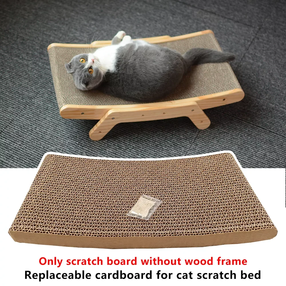 

Cat Scratcher Scraper Replaceable Corrugated Cat Scratching Board Without Wood Frame Grinding Claw Toys Pet Furniture Protector