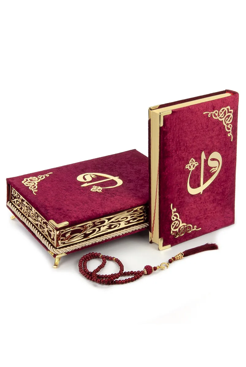 

Бархатный кофейник IQRAH, кофейный набор, красный