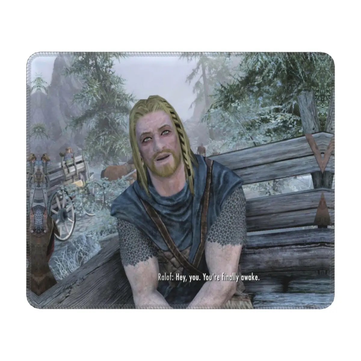 

Коврик для мыши с резиновой основой, коврик для мыши Skyrim для игр и игр, для офиса, компьютера, вы, наконец, находитесь в сознании с ковриком