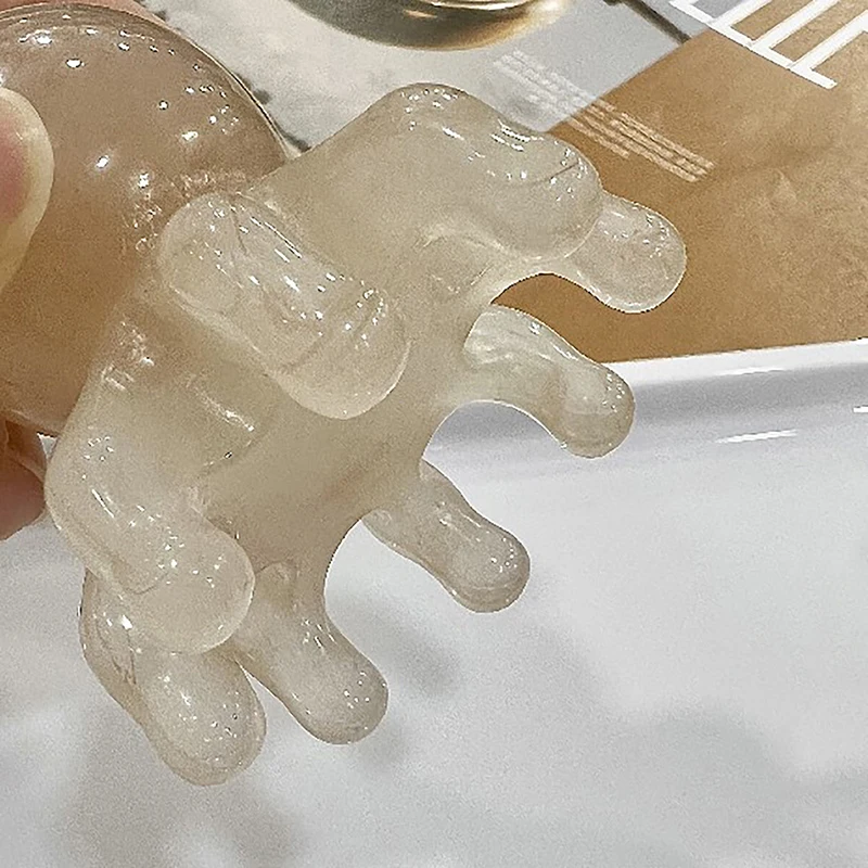 1 шт. расческа-осьминог из смолы массажер для головы меридиан соскабливание