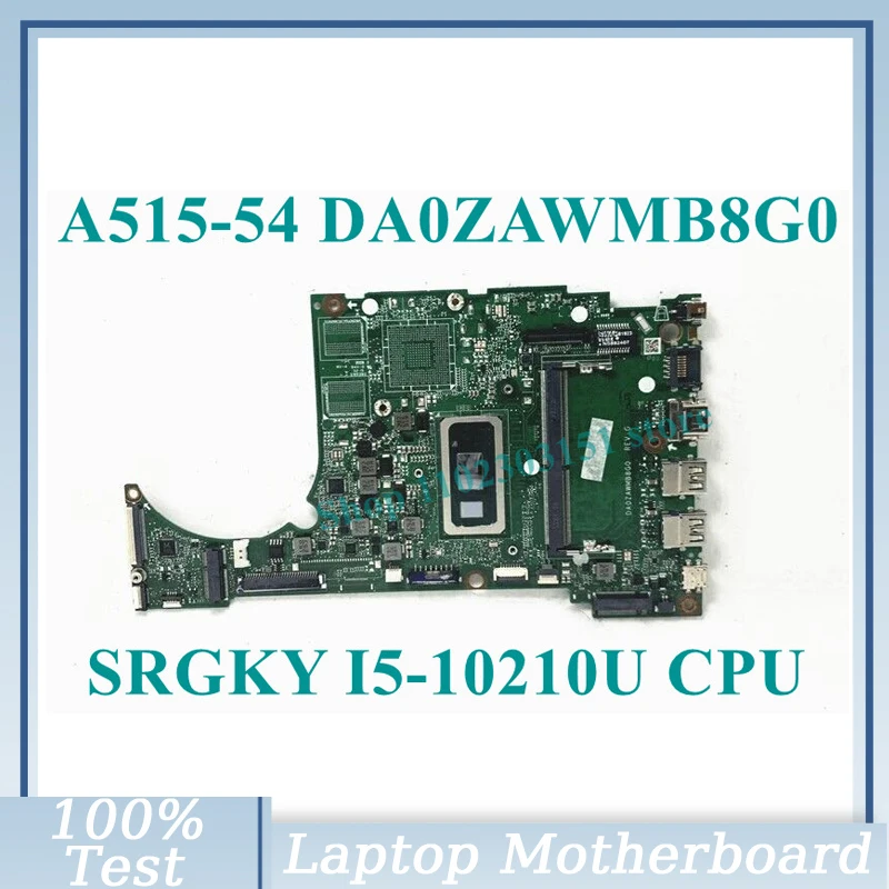 

Материнская плата DA0ZAWMB8G0 с ЦП SRGKY I5-10210U