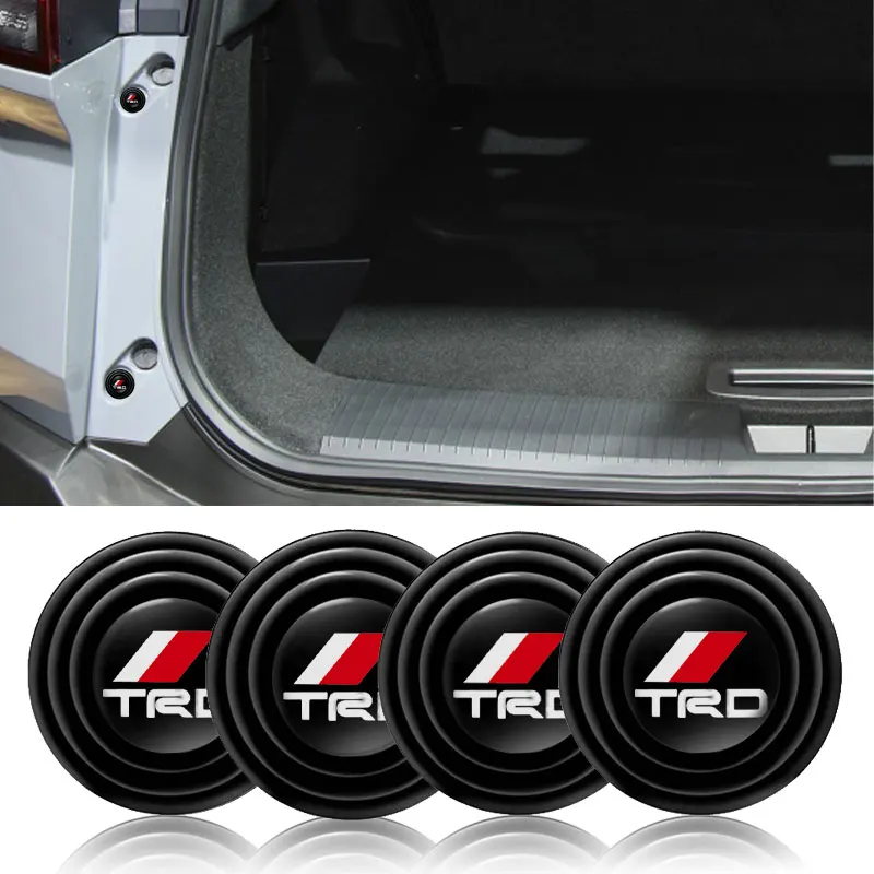 

Car Styling Car Door Shock Absorber Gasket Bumper Protector Car Goods For Toyota TRD Logo Corolla Chr Avensis Yaris Camry Racing