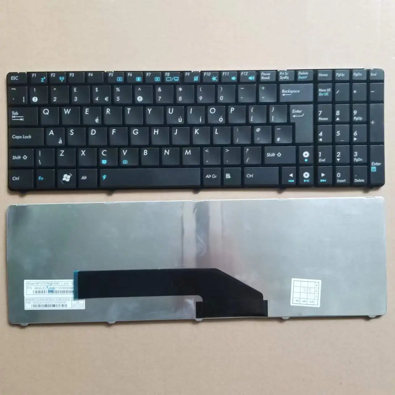 

Новая черная клавиатура для ноутбука Asus K50 K60 K50in K61 K50x K50a K50ab K50ij K50id Series UK
