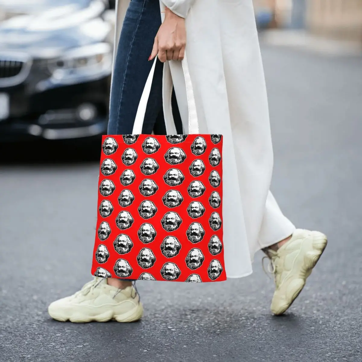 Karl Marx Totes Canvas Handbag Women Canvas Shopping Bag