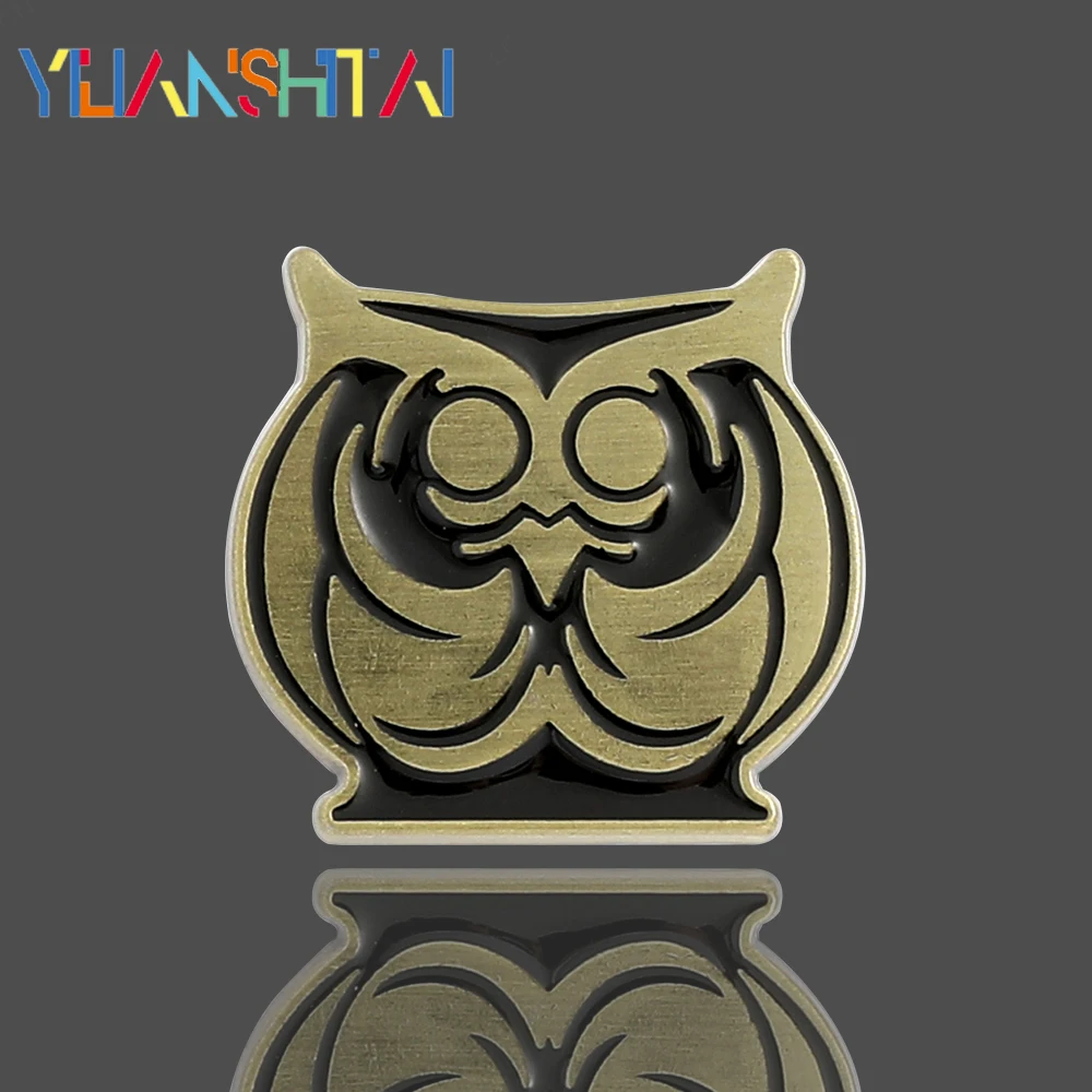 

Animal Owl Enamel Brooch Pin Vintage Pins for Backpacks Men Metal Badge Christmas Gifts Accessories Lapel Pin Punk Jewelry