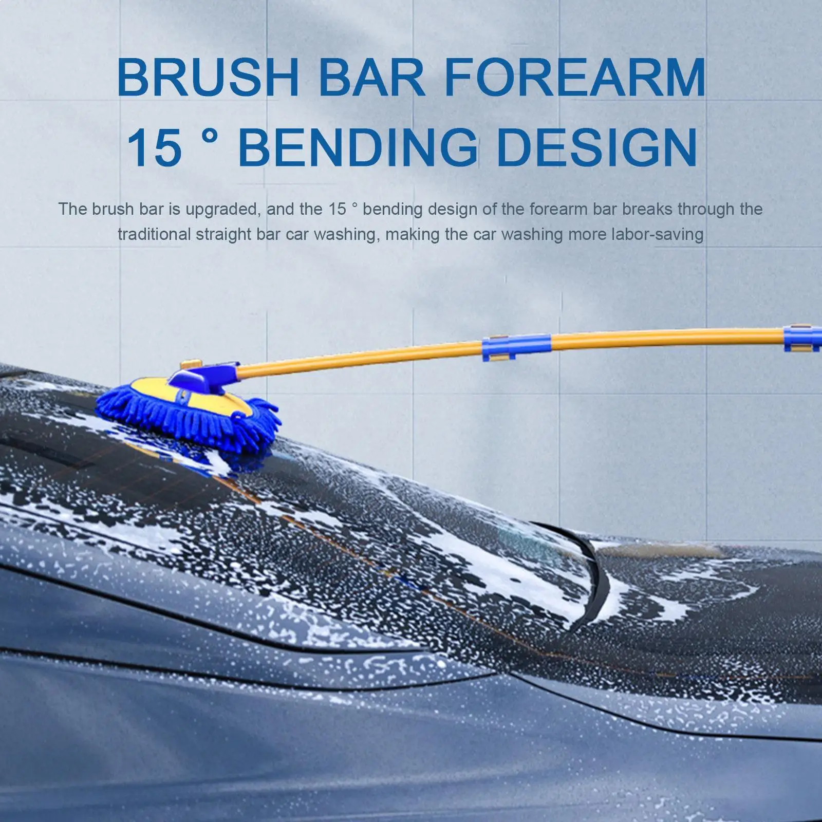 

Новинка 2022, щетка для мытья автомобиля, щетка для мытья автомобиля, телескопические аксессуары с длинной ручкой, шениль, Швабра, метла J4G9