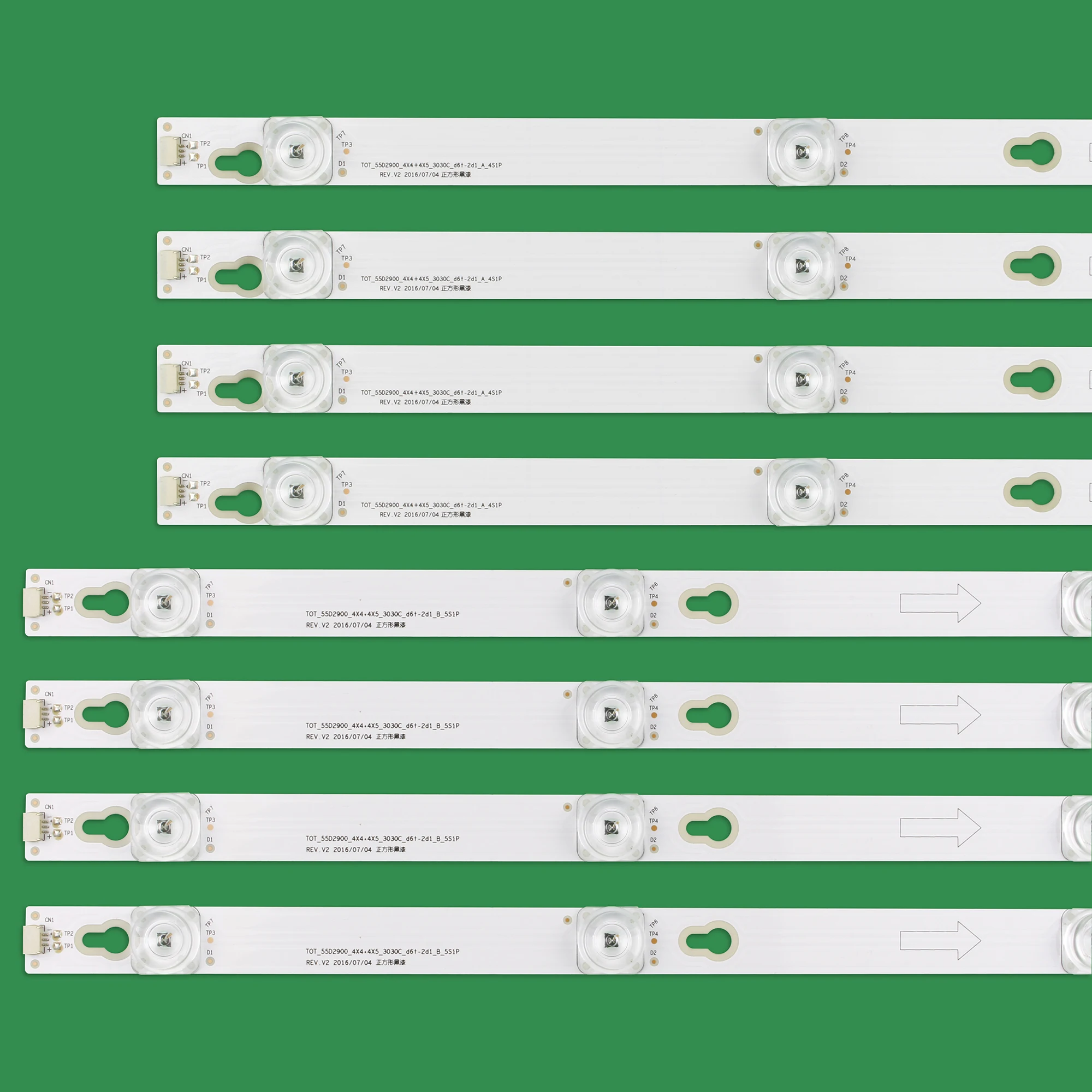 100 комплект светодиодных лент для заднего фонаря 4C-LB5505-PF02J 4C-LB5505/04-HR06/14J L55s4900fs L55s4900