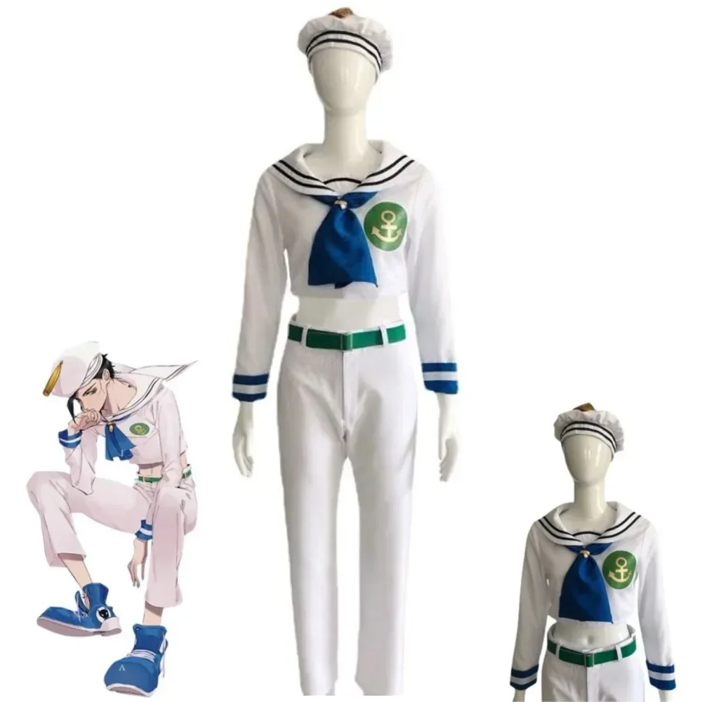 

Anime JoJo'S Bizarre Adventure: Jojolion Higashikata Josuke Gappy Joojoo Cosplay Costume School Sailor Uniform Hallowen Suit